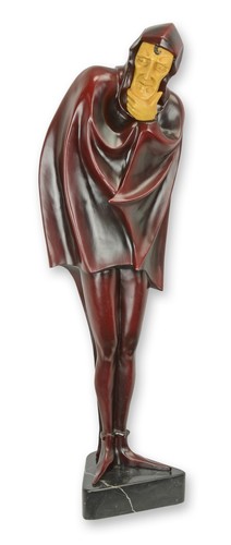 Scultura bronzo mefistofele - scultura,