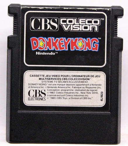 Donkey kong coleco vision - vision, cbs