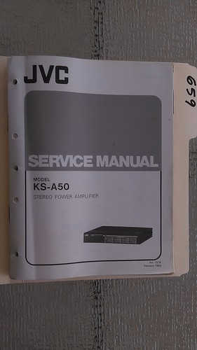 Jvc a50 manuale servizio - ks-a50, di