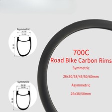 Cerchio in carbonio 700C bici