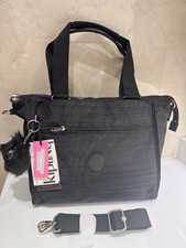 Borsa donna Kipling lino nero