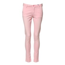 Pantaloni FAIRLY rosa cotone
