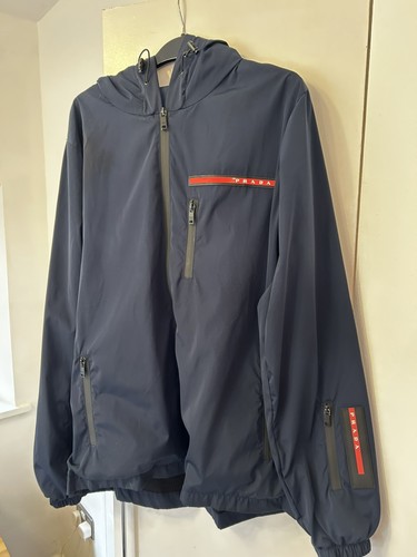 Giacca tecnica antivento prada - giacca,