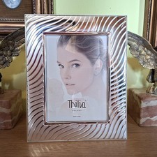 THILIA ARGENTI - Cornice Portafoto in Argento per foto cm 13x18 Moderna - NUOVA