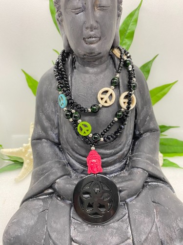 Collana lunga hippie boho