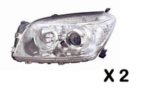 COPPIA FARI FANALE PROIETTORE ANTERIORE DX SX TOYOTA RAV 4 DAL 02-2005/03-2009