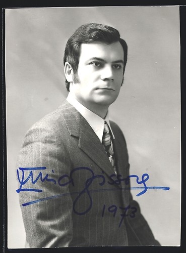 Cartolina cantante lirico