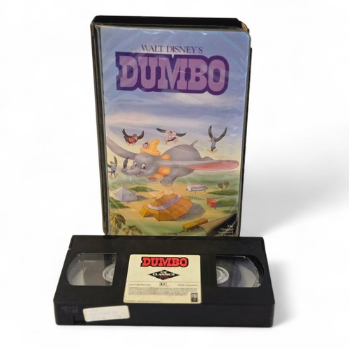 Dumbo rare pink spine - spine,, vhs