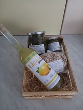 Cesto Regalo Mix 4 Prodotti | Liquore Pesto Conserve Terra Vulcanica