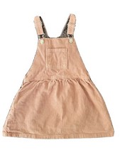 Gonna salopette vellutino rosa Zara 3/4 anni