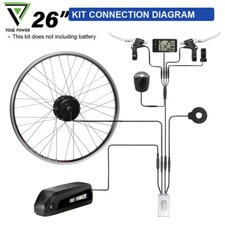 36V250W 26" Ruota Anteriore Kit di Conversione per Motore Ebike Bici Elettriche