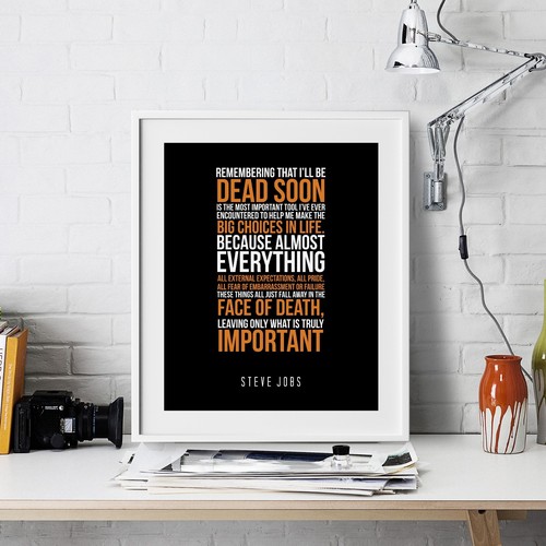 Steve jobs ispirazione wall - steve,