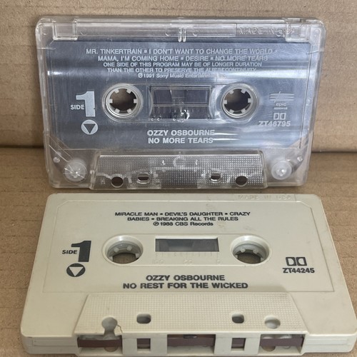 Ozzy osbourne cassette - osbourne, tapes
