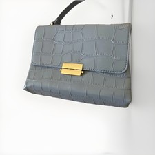Borsa a mano azzurro polvere