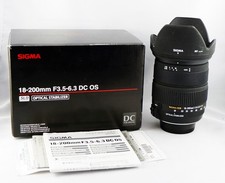 Sigma 18-200mm F3,5-6,3 DC OS HSM Nikon AF-D, 1 anno di garanzia!