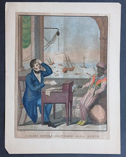 Stampa antica proverbi - stampa,