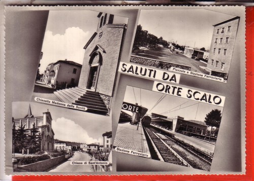 Cartolina orte scalo - cartolina,