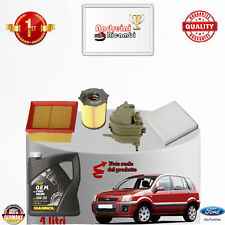 KIT TAGLIANDO FILTRI + OLIO FORD FUSION 1.6 TDCI 66KW 90CV DAL 2005 -> 2012