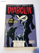 DIABOLIK  ORIGINALE  - PRIMA STAMPA - ANNO XXI -  N.4 - LA FINE DI UNA SPIA