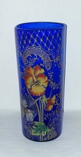VASE EMAILLE LEGRAS BLEU