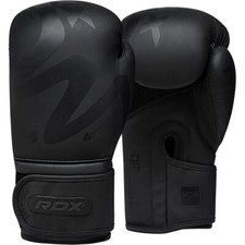GUANTONI DA BOXE RDX F15 NERO OPACO 14 OZ 16 OZ SPARRING ALLENAMENTO MUAY THAI MMA