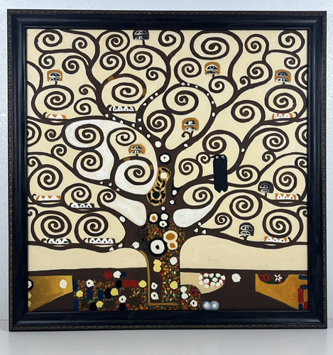Quadro olio albero della vita - olio,