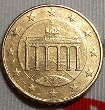 10 Centesimi 2002 D Germania. Moneta per Collezionisti.