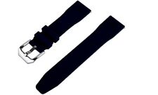 Cinturino orologio compatibile PILOT IWC gomma FKM 20mm aviator blu