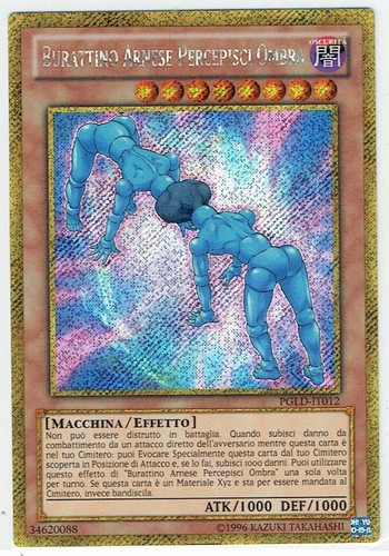 Carta pgld burattino - carta, yu-gi-ho