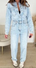 Tuta Jumpsuit Salopette Denim Jeans