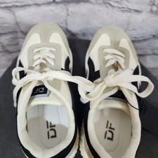 Sneakers donna De Florance taglia EU 35 (US 7?)Laccio beige e nero in pelle e camoscio