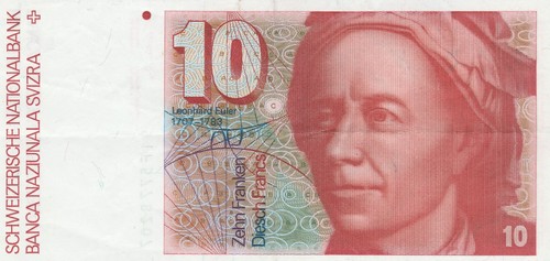 Banconota franchi - da, 10