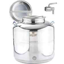 Bidone Fustino fusto Contenitore x olio Europa 30 lt c rubinetto inox - SANSONE