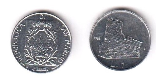 1988 san marino lire mulino - 1988, 1