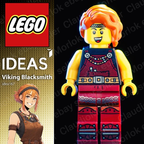 Lego viking blacksmith - viking,