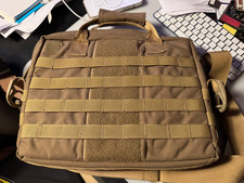 BORSA TATTICA PORTA COMPUTER IN CORDURA 1000 DEN COLORE TAN PORTA DOCUMENTI