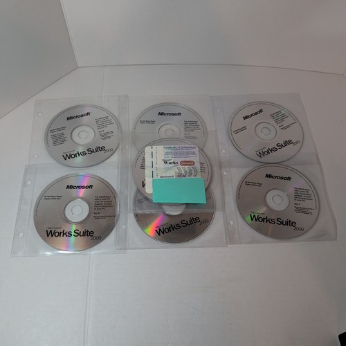 Microsoft works suite 2000 set - microsoft,