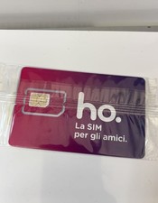 1 PZ SIM HO MOBILE nuovo no