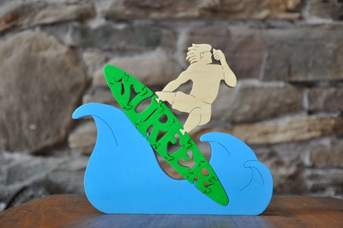 Puzzle giocattolo surf surfer - surf,