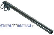 STAFFA prolunga dritta per ANTENNA o PARABOLA a palo o a muro 100cm