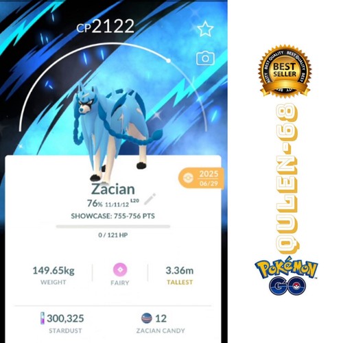 Pokémon shiny zacian - pokémon, go