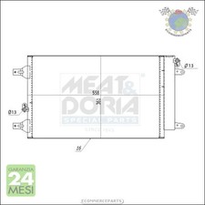 Condensatore climatizzatore Meat per FORD GALAXY SEAT ALHAMBRA VW SHARAN
