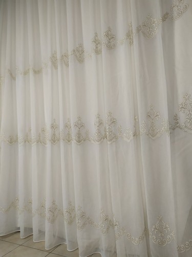Tenda ricamata metraggio - a,