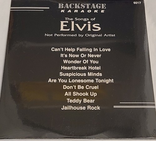 Elvis karaoke cdg - elvis, non