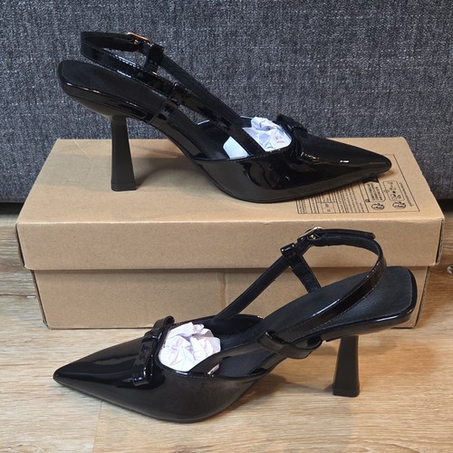 Tacchi donna neri vernice - 6,