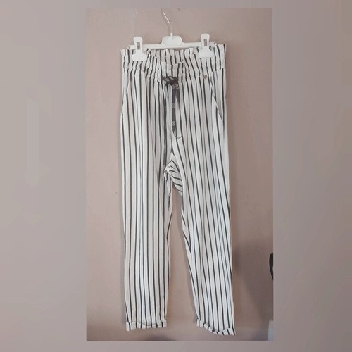 Pantalone gamba larga righe - gamba,