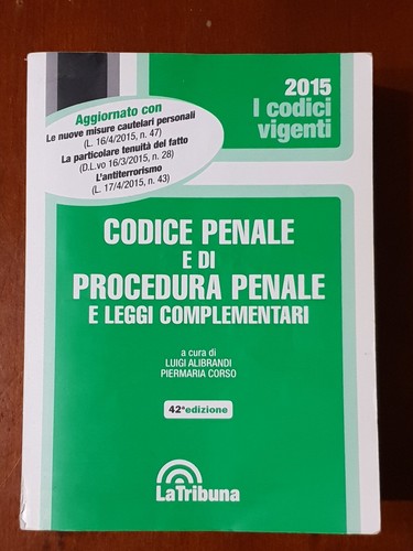 Codice penale procedura - codice,