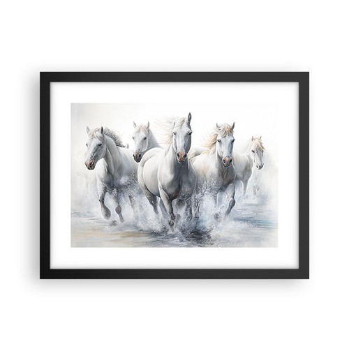 Poster 40x30cm cavalli animali - 40x30cm,