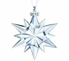 Swarovski Decorazione Natalizia Grande Edizione Annuale 2017 Cristallo Trasparente#5257589 Nuovo