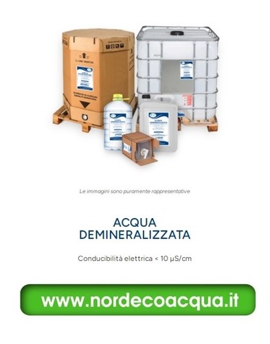 Acqua demineralizzata rabbocco - demineralizzata,